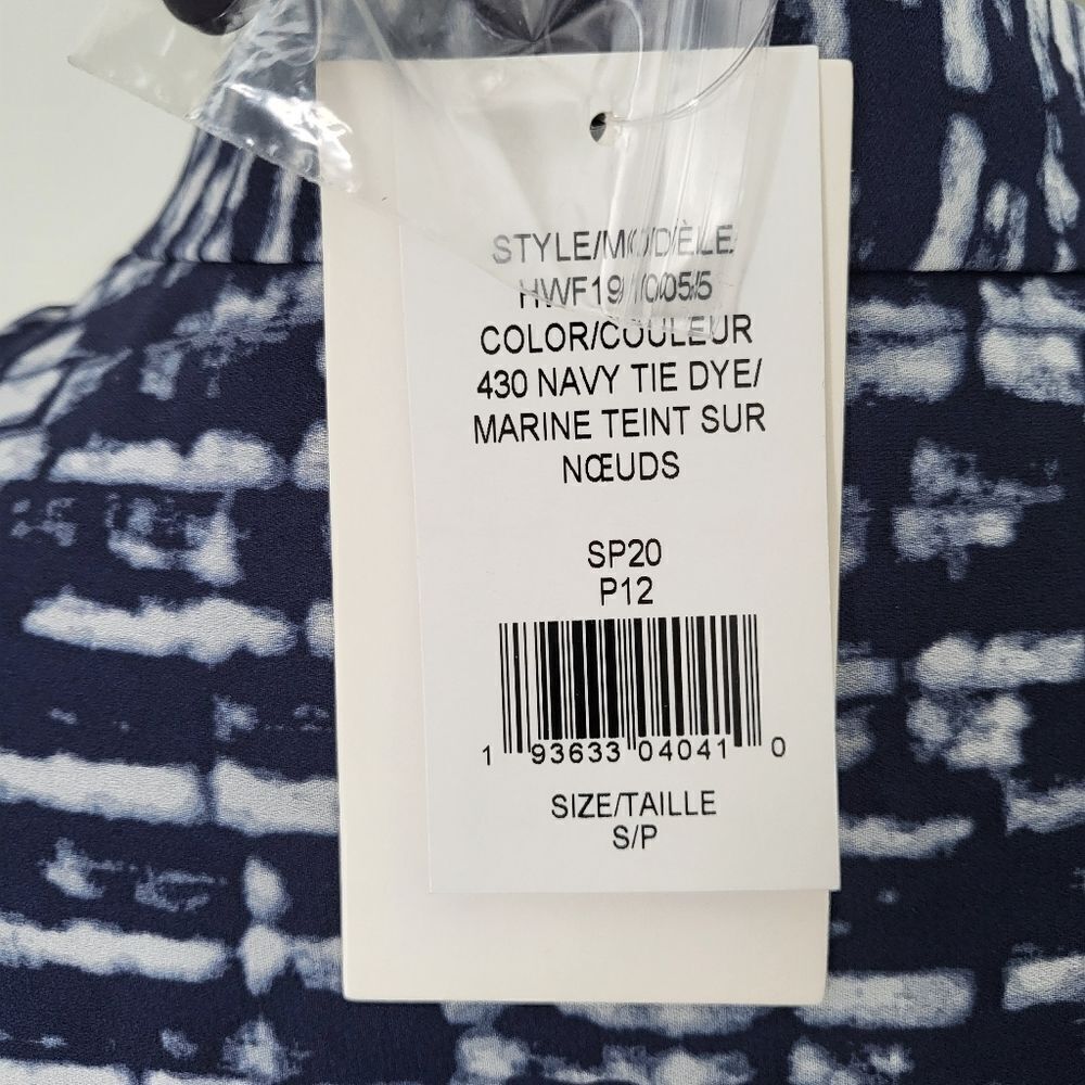 Long-Sleeve Button-Front Blouse S/P - Picture 4 of 6